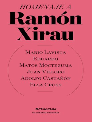 cover image of Homenaje a Ramón Xirau